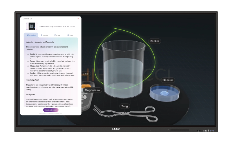 AI-powered interactive display converting sketches into detailed digital artwork